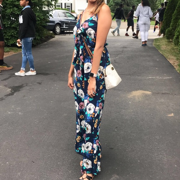 Floral Jumpsuit - Picture 1 of 2